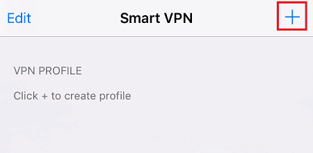 a screenshot of SmartVPN iOS App